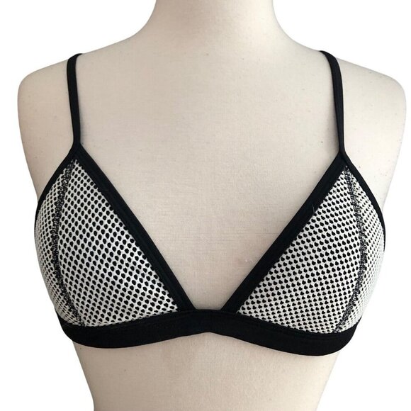 Triangl Ollie Mesh Neoprene Triangle Bikini Top - Fishnet - Picture 2 of 8